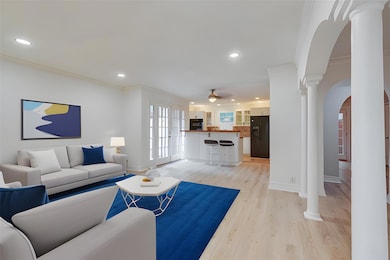 Unit 102- large living room + small dining area + 