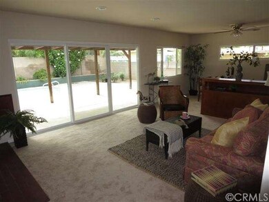 Living room with view to dining area