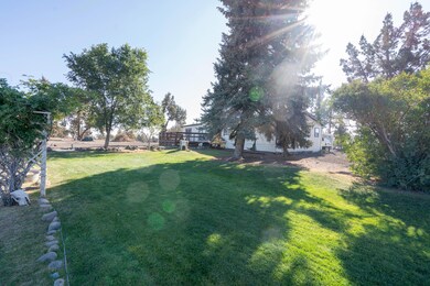 Backyard looking at home