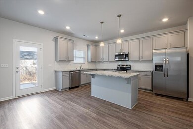 Kitchen with stainless steel appliances, a kitchen