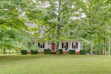 Looking straight at the home from the front yard.