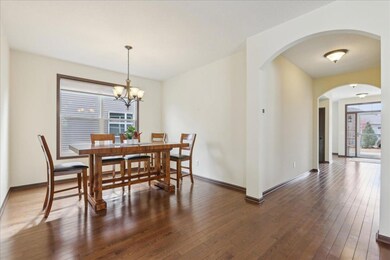 Large dining room with space for a table seating 10 or more!
