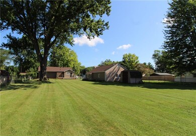 Huge Fenced back yard.  .44 acres