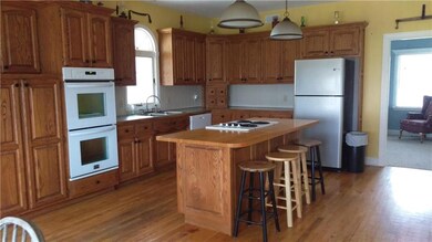Kitchen & into dining area.