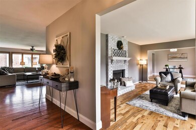 entry foyer looking to the right, formal living ro