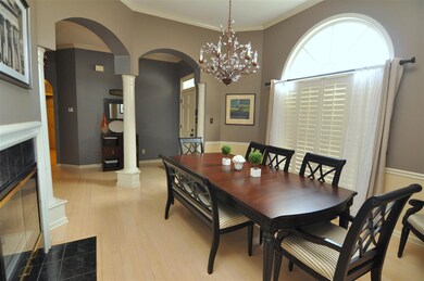 The dining room offers the perfect setting for any