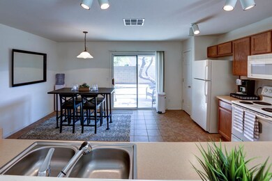 View of Kitchen from Living Room