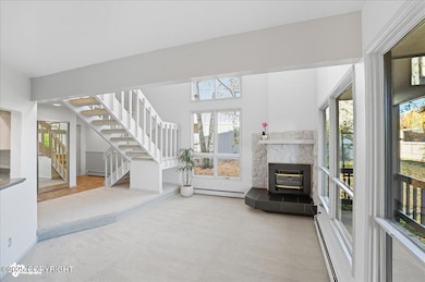 looking into living room