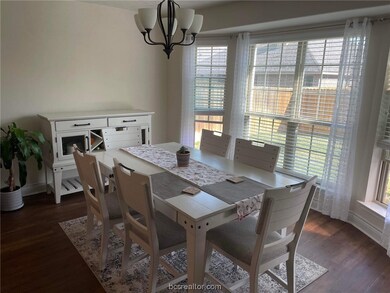 Spacious dining area
