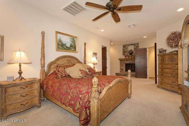 Master Bedroom with Fireplace