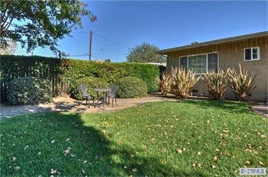 Front yard of property