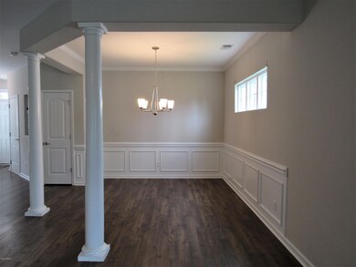 Chair rail and crown moldings