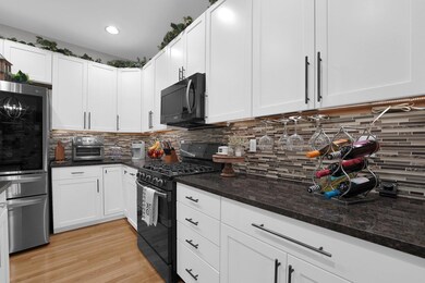 Kitchen with granite