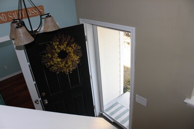Two story foyer.