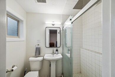 Nicely updated bathroom with a lavishly oversized
