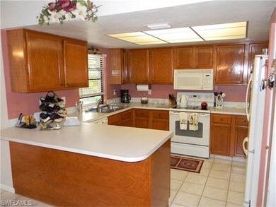 Kitchen View From Dining Room