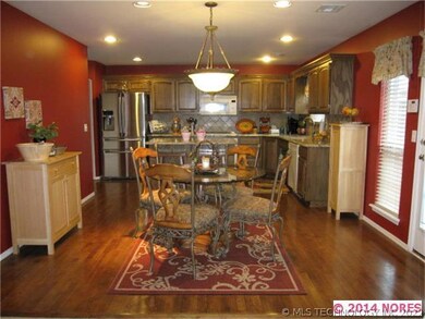 Beautiful kitchen allows for ease of entertaining