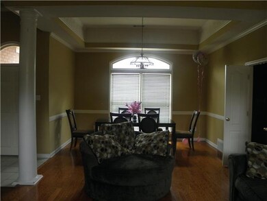 Open floor plan gives large open spaces.  Separate