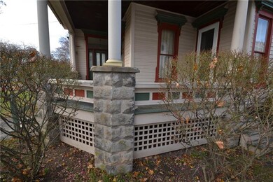 beautiful stone pillars and detail work.