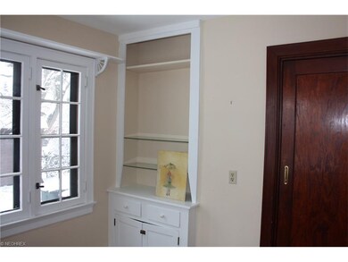 Keeping room off Kitchen. Built-in cabinets. 2 wal