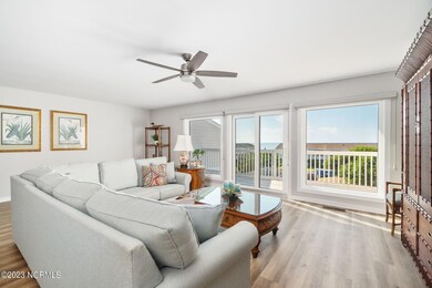 Open living and dining space