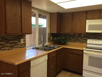 view of kitchen from dining