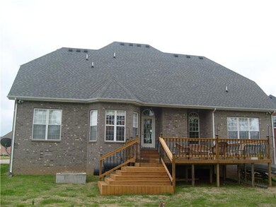 Rear of house