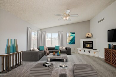 Formal Living room with Fireplace