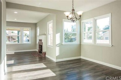 Dining Room with Fireplace Visible