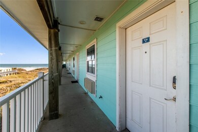 Front door to unit 536. Balcony has views of the b