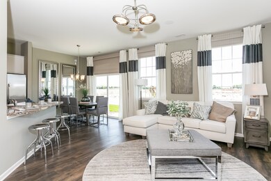 Model home pictured- features, options, and colors