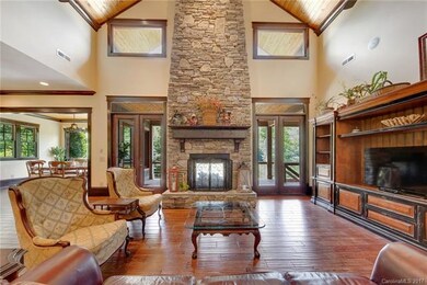Massive Double Sided Fireplace.