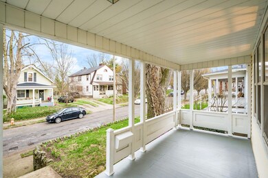 Covered front porch