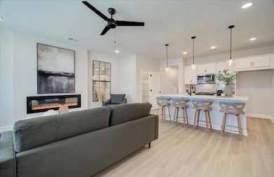 Photo is representative. Fireplace is not included.