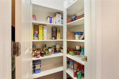 Large kitchen pantry for all your storage needs
