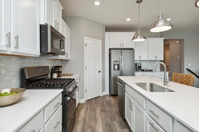 This open concept kitchen adds to the enjoyment of this wonderful home.
