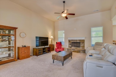 Gas Stone Fireplace