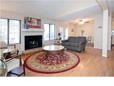 Another view of the living rooms with the dining r