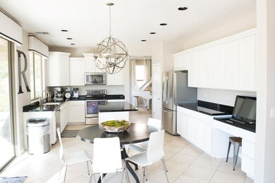 Kitchen, eating area