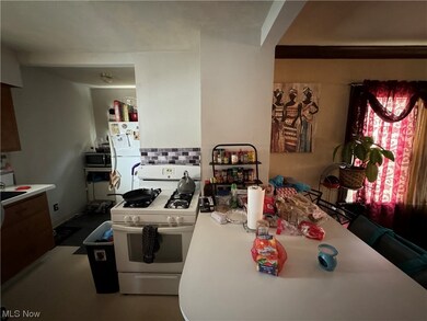 Kitchen with white appliances