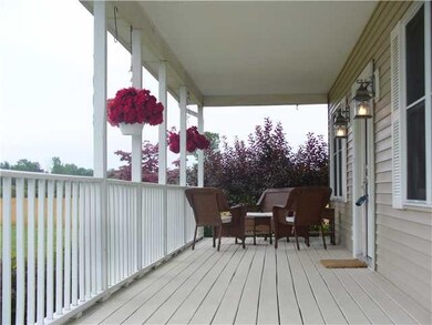 Exterior Front. Large front porch for entertaining