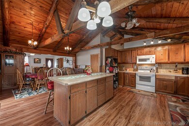 Large Island for additional seating and storage is