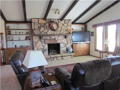Great room on the upper level