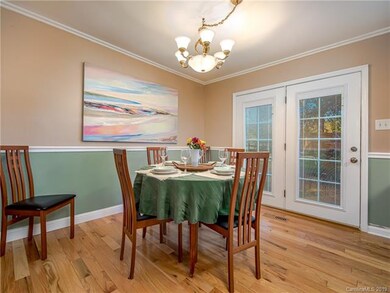 Dining space off the kitchen.