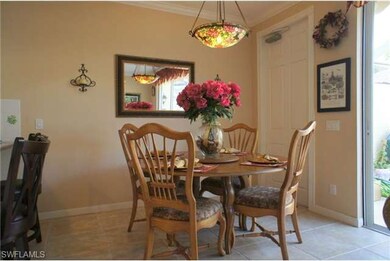 Dining area with view into lanai