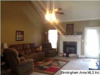 Very large  living area vaulted ceiling, full fire