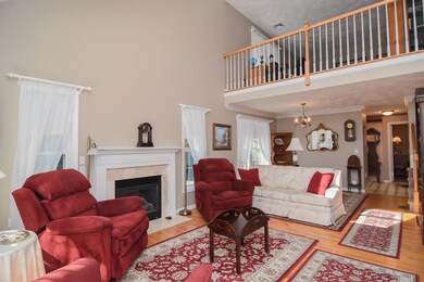 Spindles give loft an airy feel