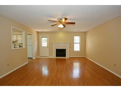 Living Room. Living Room with Gas Fireplace, Ceili