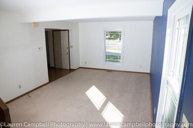 living room from stairway