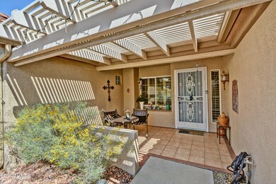 Inviting front porch